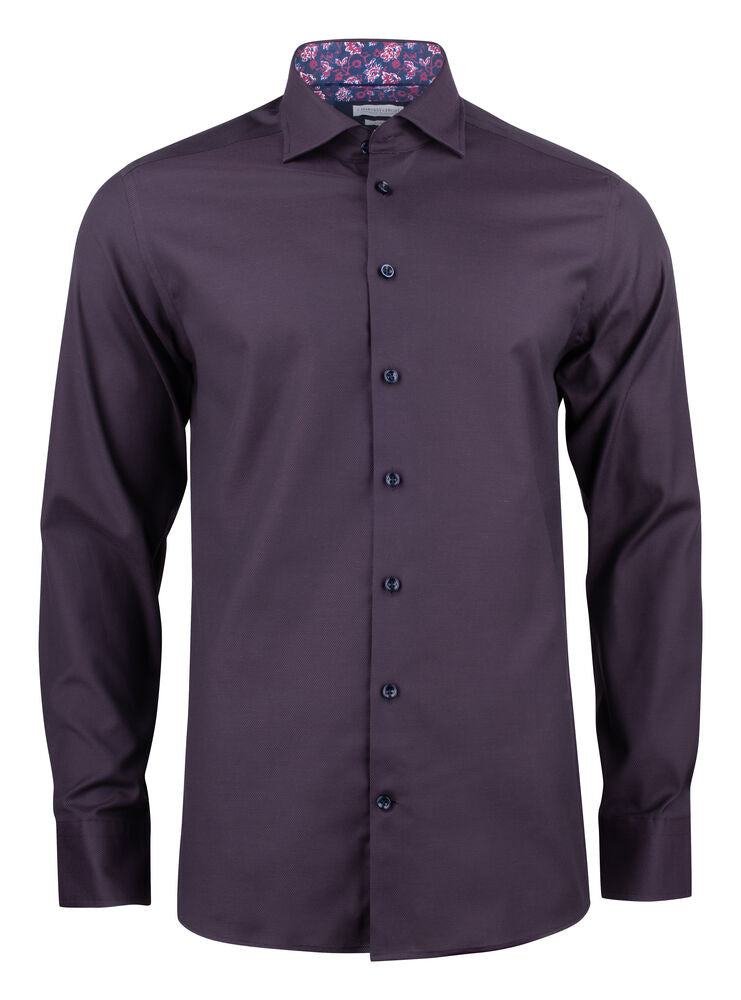LANGE SKJORTER - Purple Bow 142 Slim - - Hr Ravn