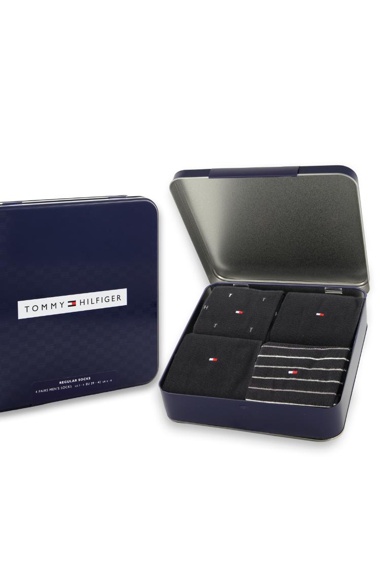 STRØMPER - Tommy Hilfiger Men Sock 4Pk - - Hr Ravn
