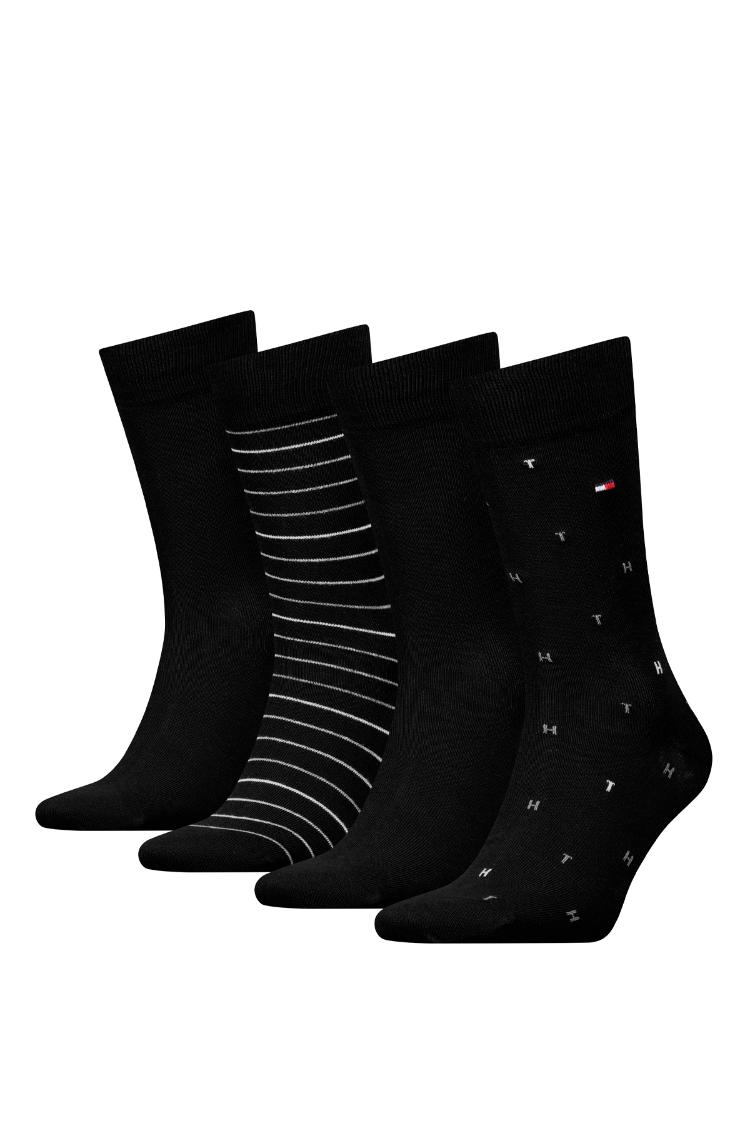 STRØMPER - Tommy Hilfiger Men Sock 4Pk - - Hr Ravn