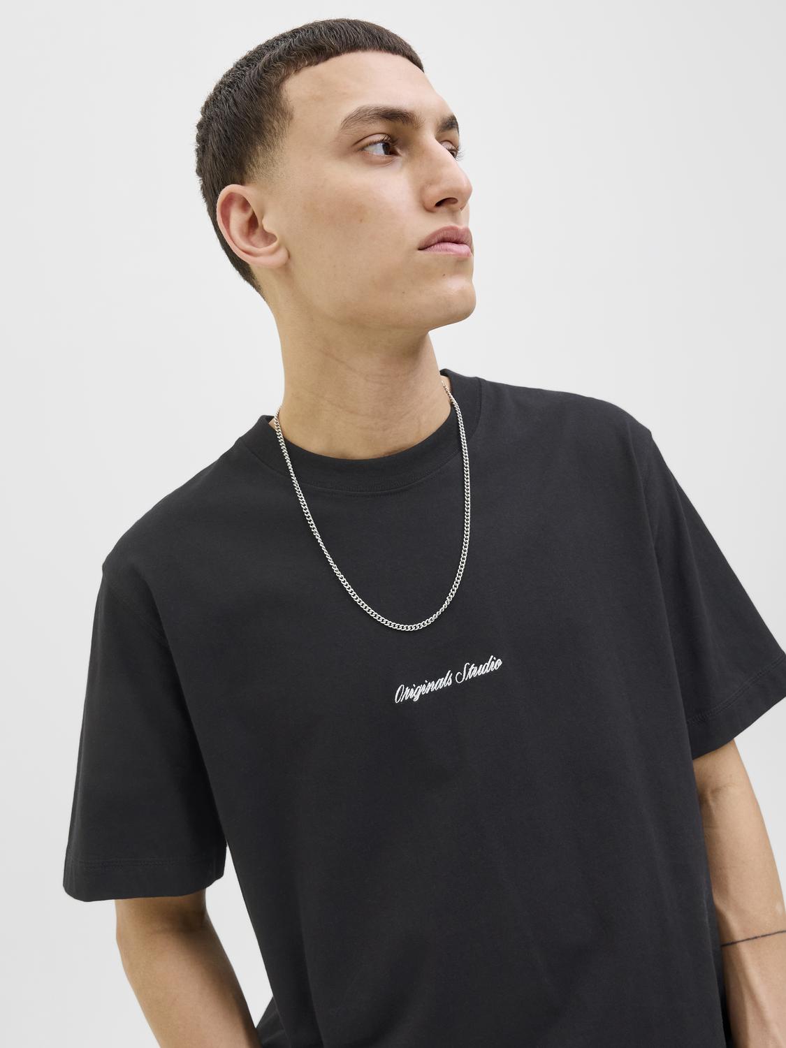 T-shirts - Jornorrebro Emb Tee Ss Crew Neck Noos - - Hr Ravn