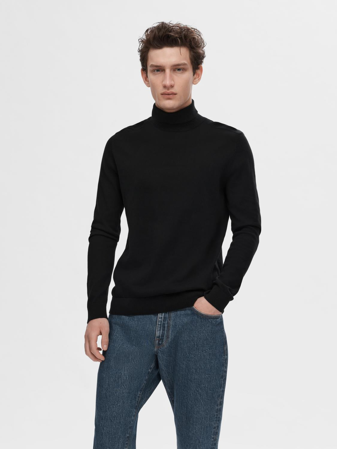 STRIK - Slhberg Roll Neck Noos - - Hr Ravn