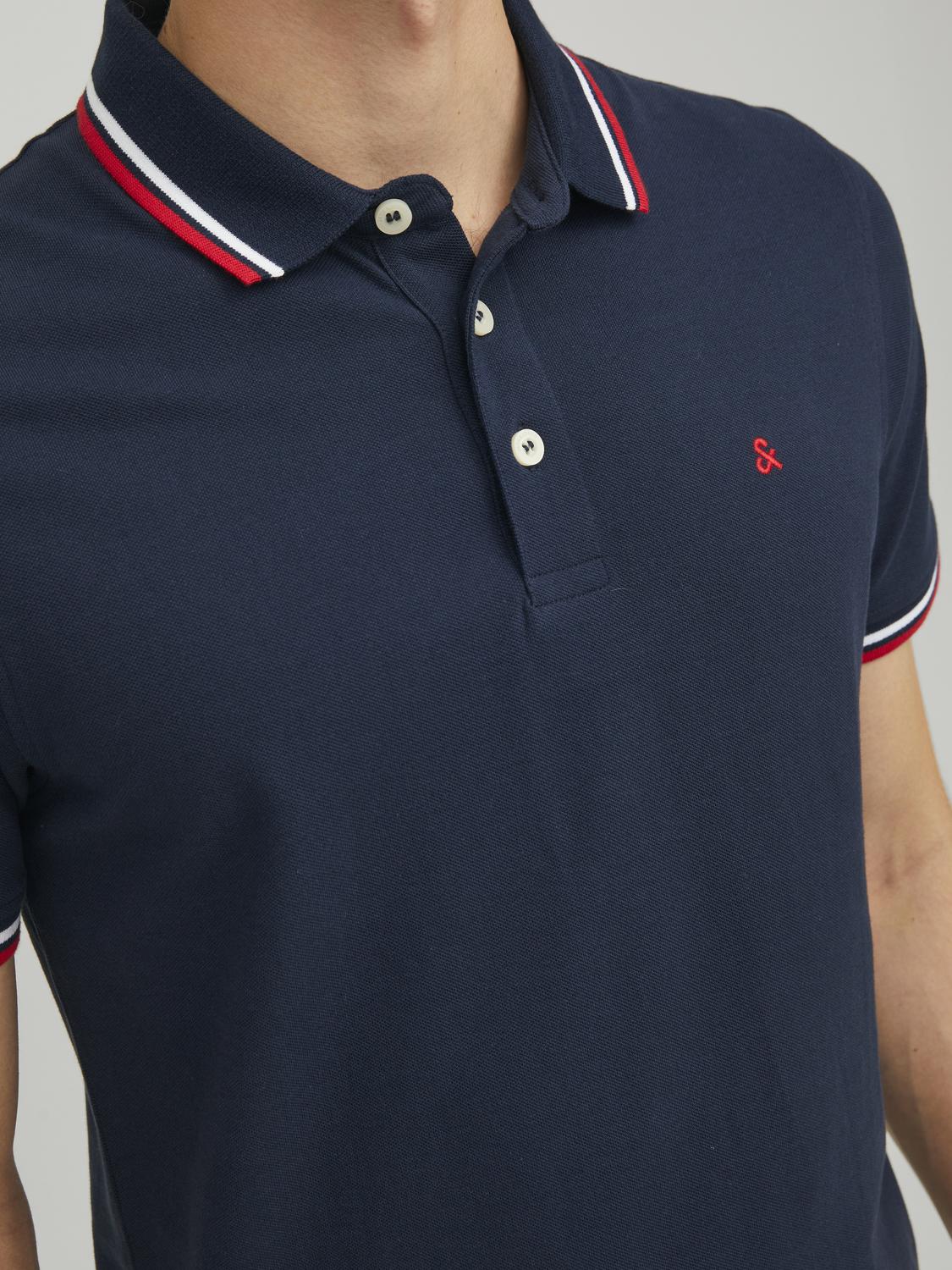 Polo Shirts - Jjepaulos Polo Ss 2Pk Mp Noos - - Hr Ravn
