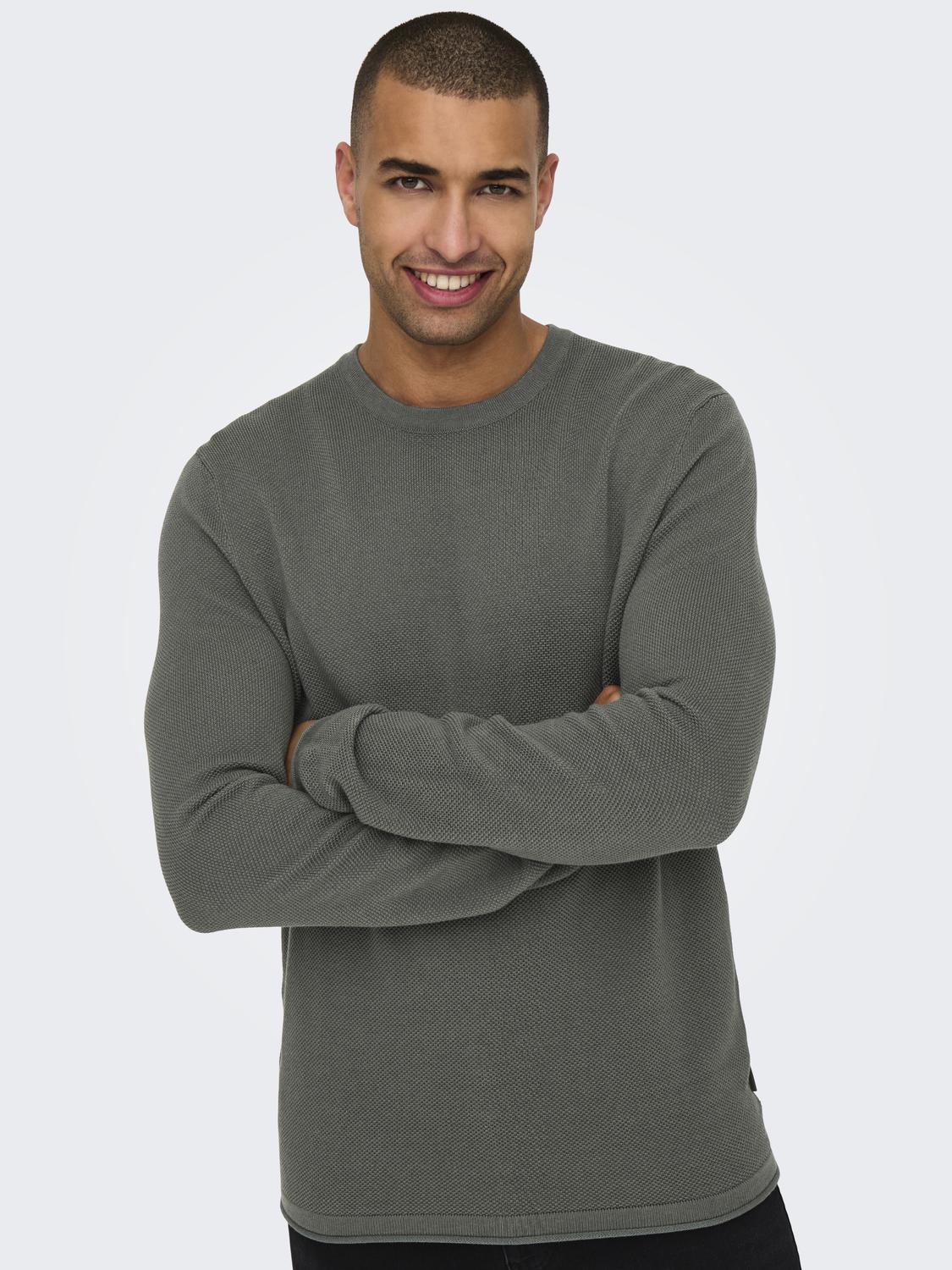 Onsfelix Reg 12 Crew Knit Noos