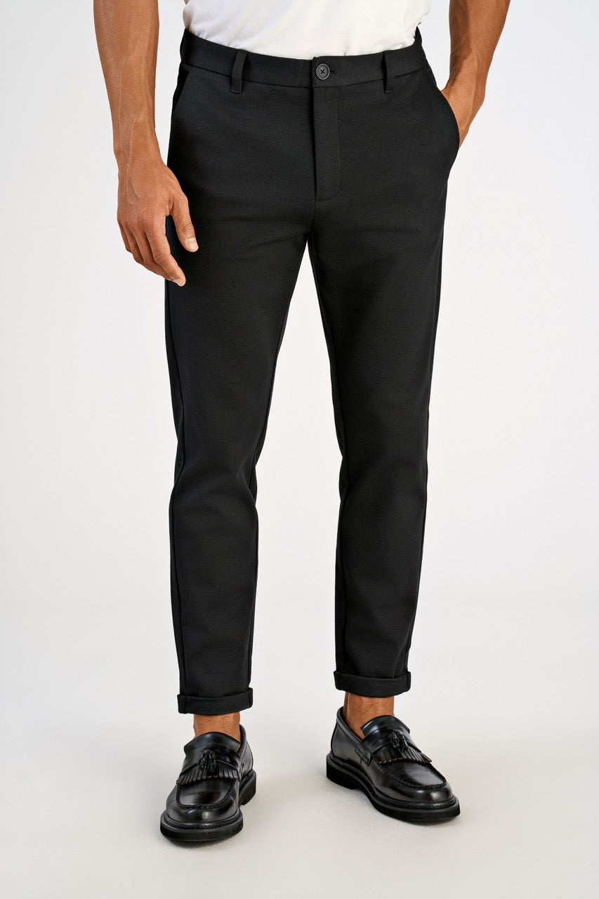 BUKSER - Superflex knitted cropped pant -  - Hr Ravn