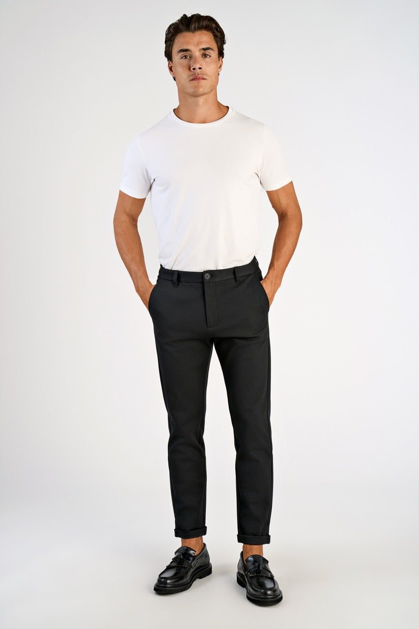 BUKSER - Superflex knitted cropped pant -  - Hr Ravn