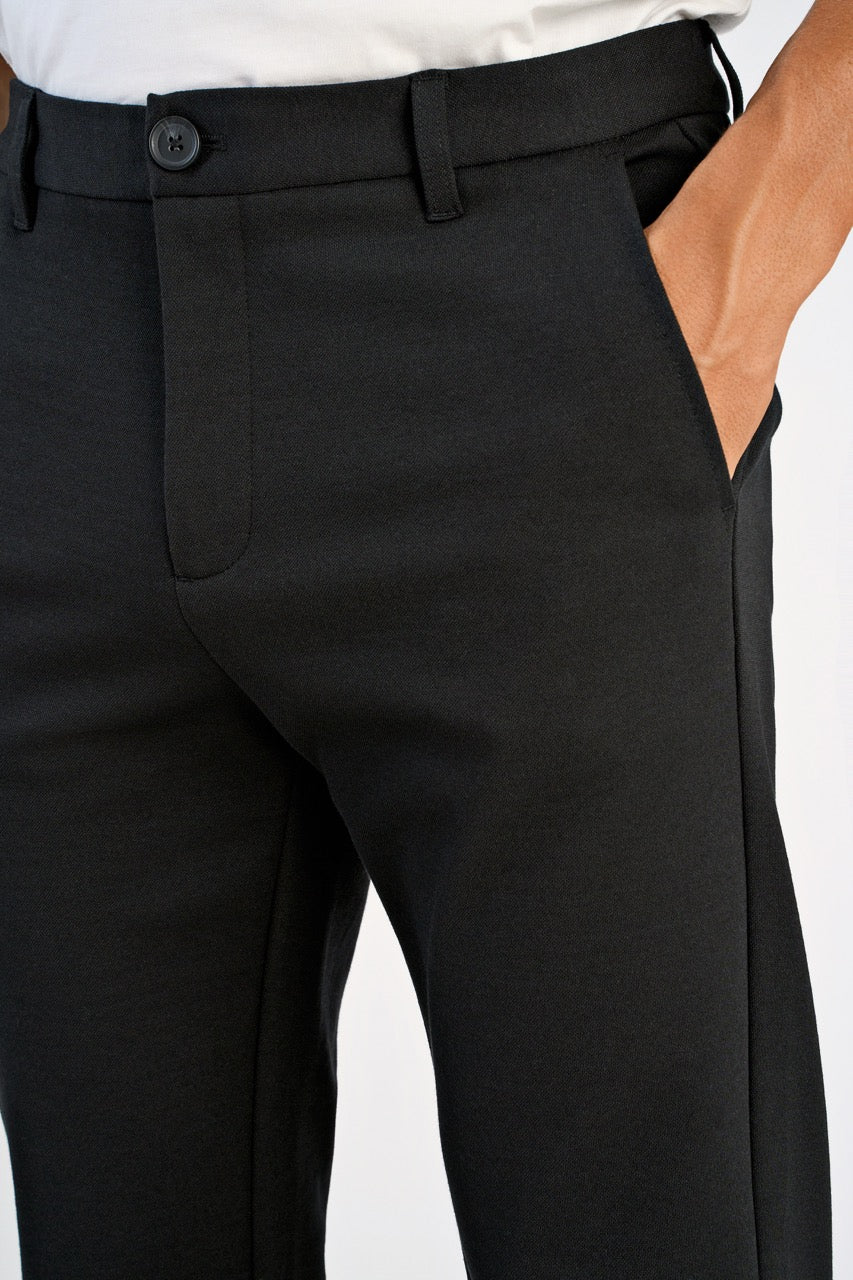 BUKSER - Superflex knitted cropped pant -  - Hr Ravn