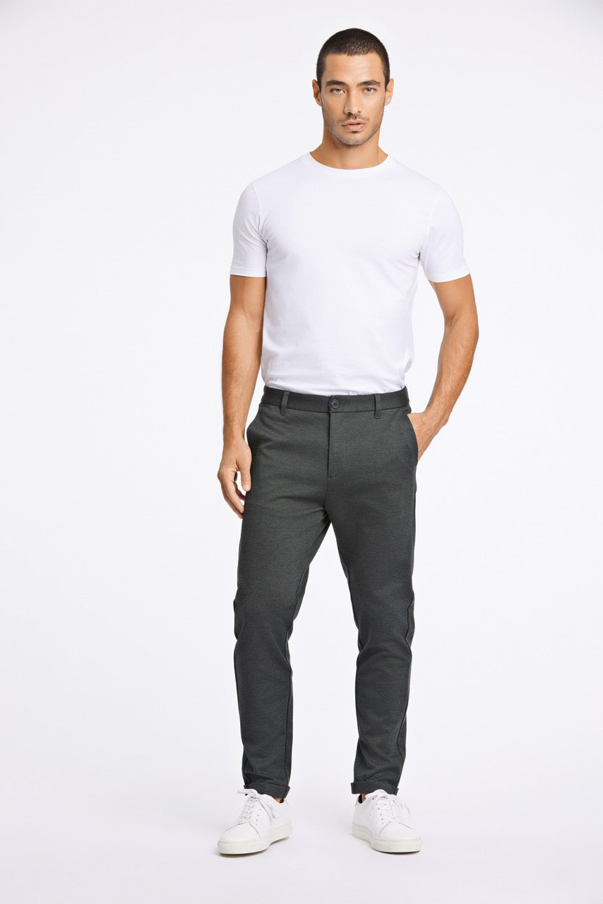 BUKSER - Superflex knitted cropped pant -  - Hr Ravn