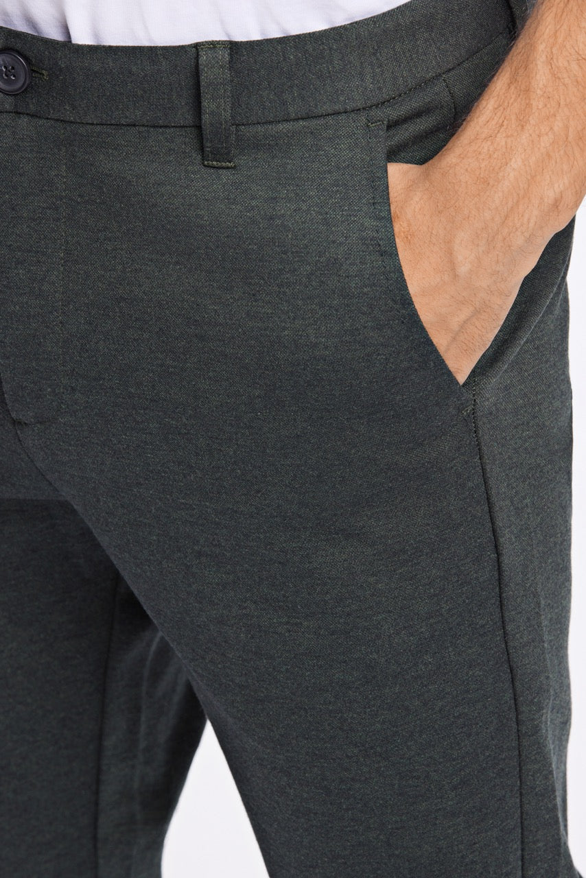 BUKSER - Superflex knitted cropped pant -  - Hr Ravn