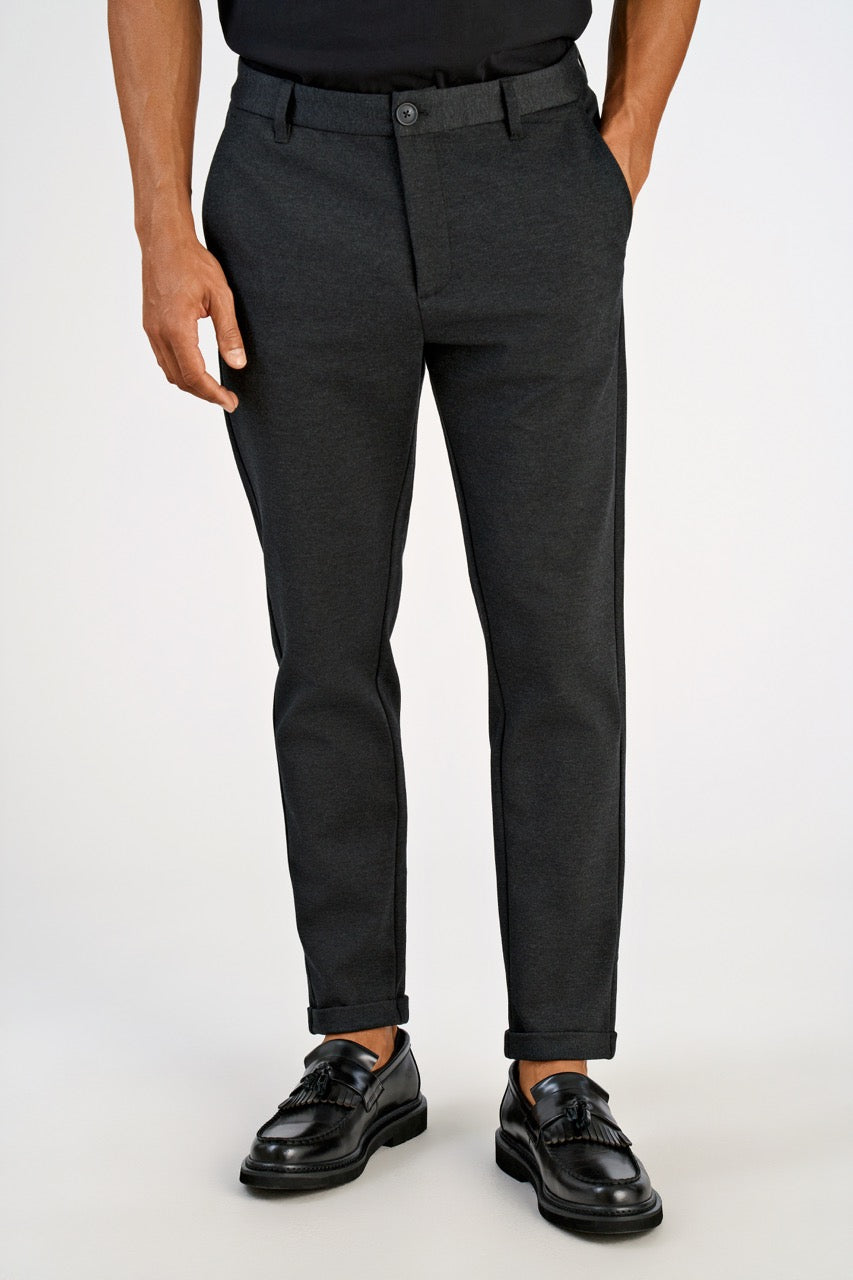 BUKSER - Superflex knitted cropped pant -  - Hr Ravn