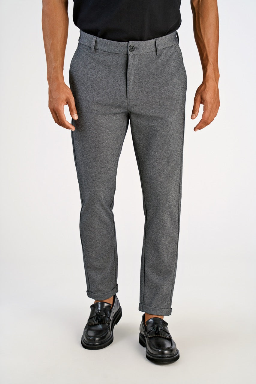 BUKSER - Superflex knitted cropped pant -  - Hr Ravn