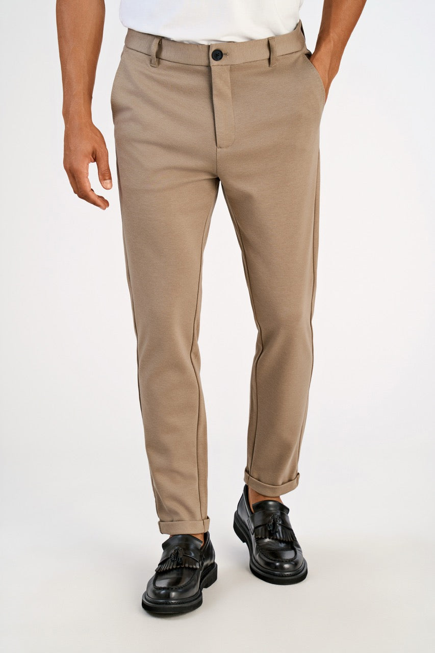 BUKSER - Superflex knitted cropped pant -  - Hr Ravn