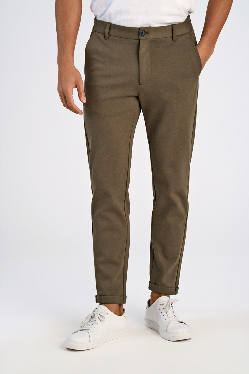 BUKSER - Superflex knitted cropped pant -  - Hr Ravn
