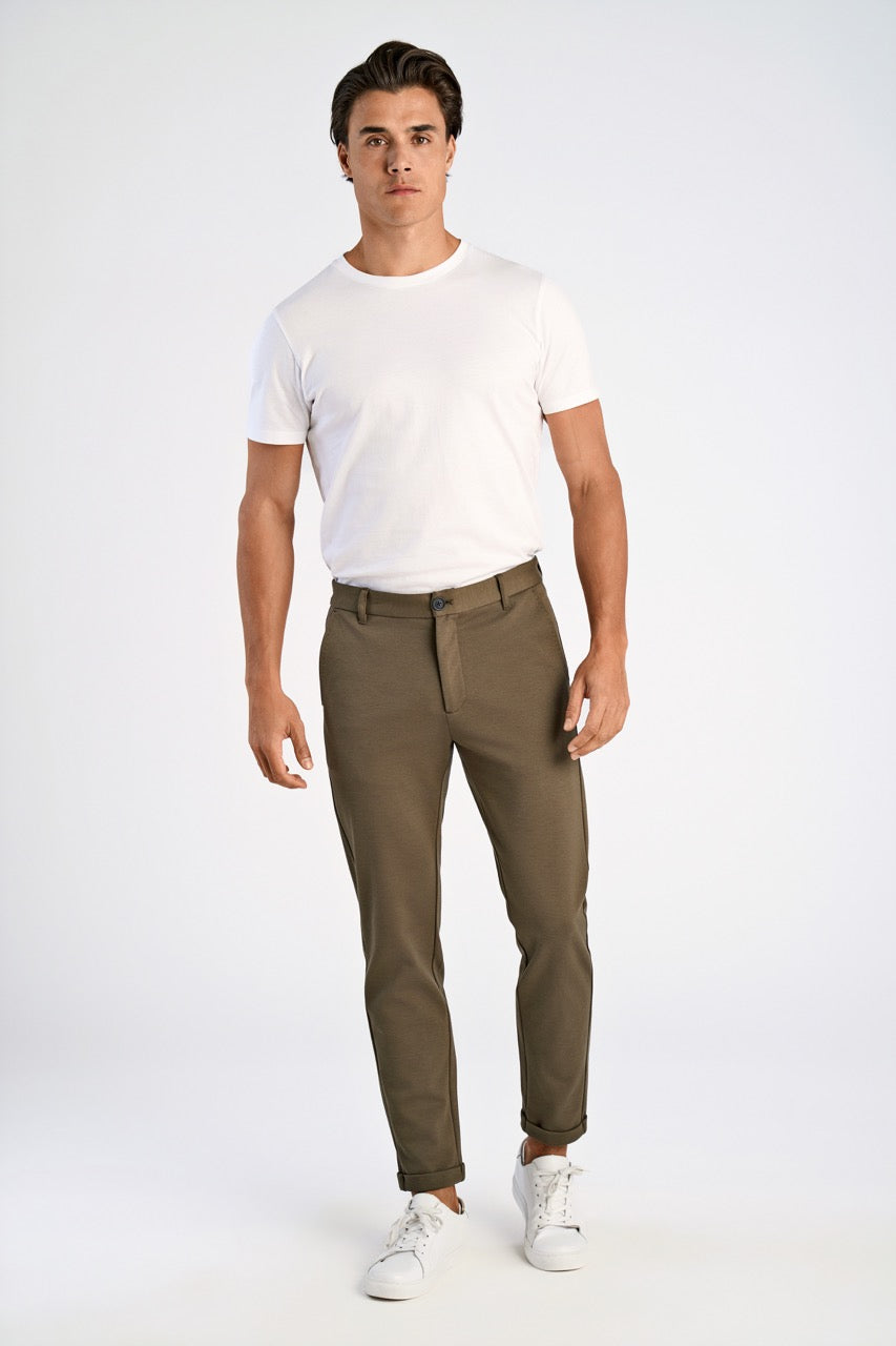 BUKSER - Superflex knitted cropped pant -  - Hr Ravn