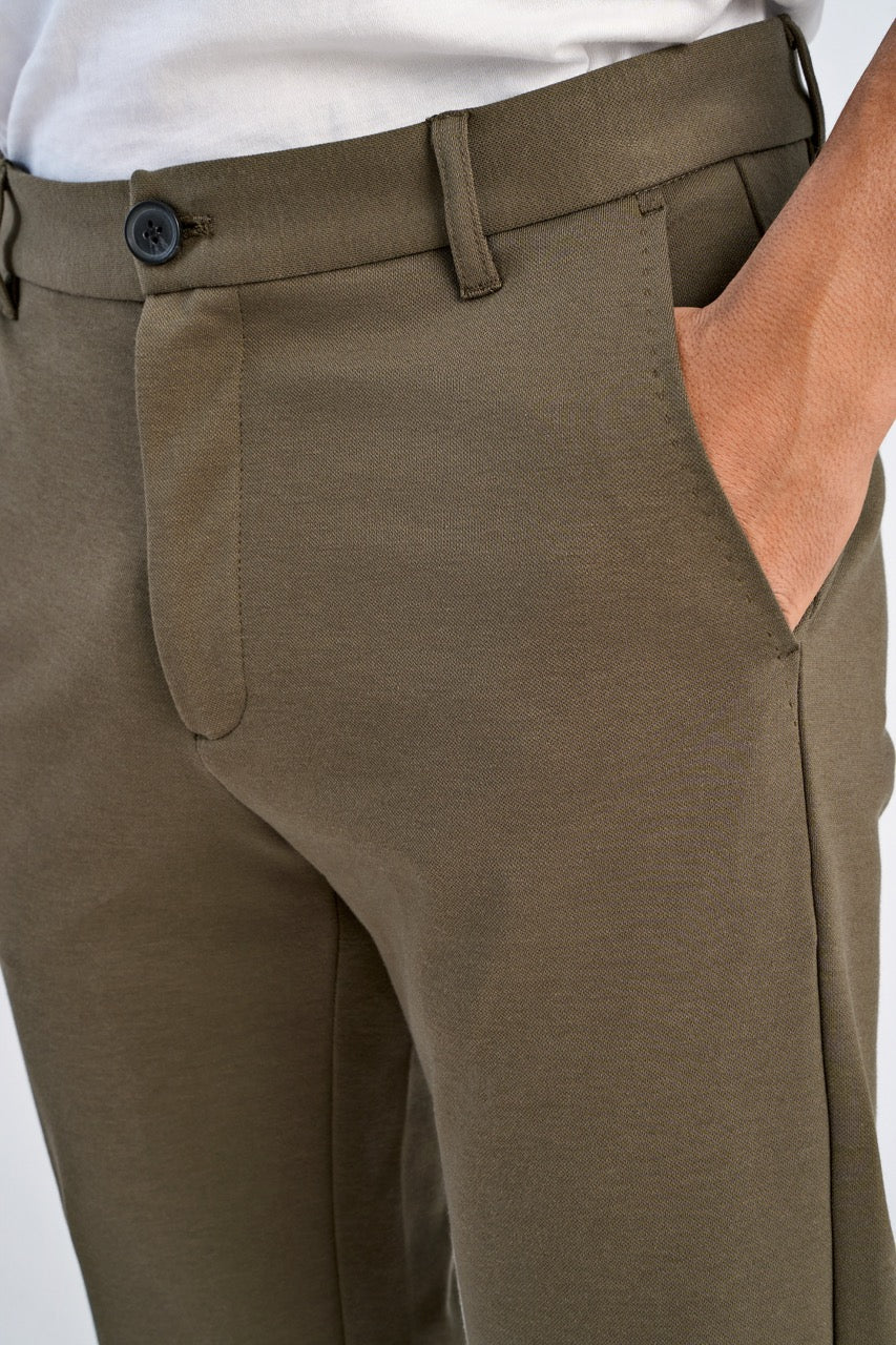 BUKSER - Superflex knitted cropped pant -  - Hr Ravn