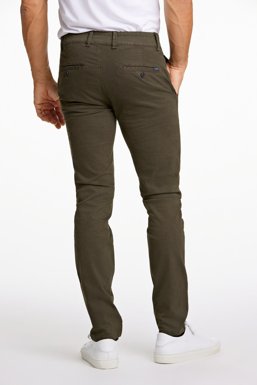 BUKSER - Structure superflex chinos -  - Hr Ravn