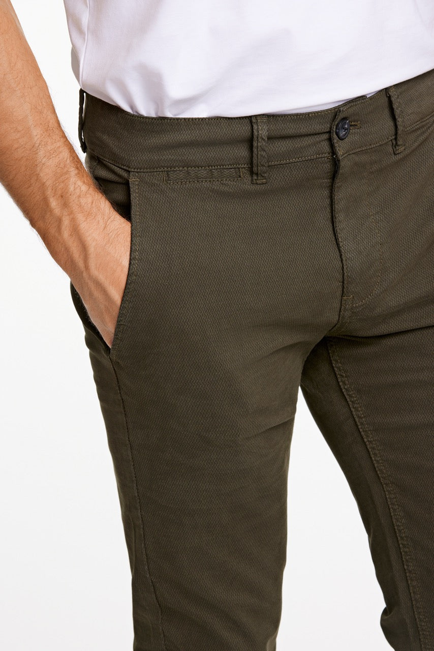 BUKSER - Structure superflex chinos -  - Hr Ravn