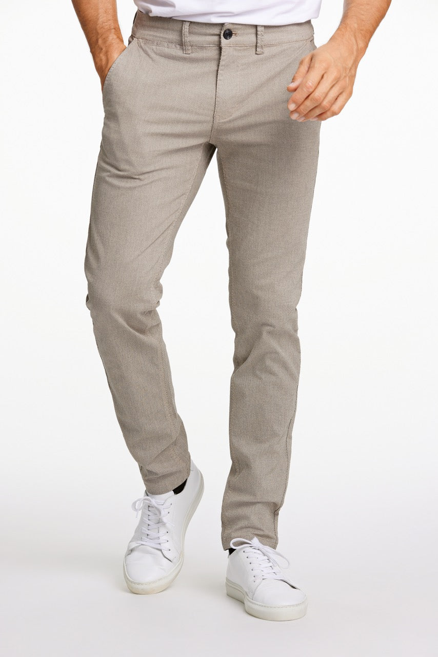 BUKSER - Structure superflex chinos -  - Hr Ravn