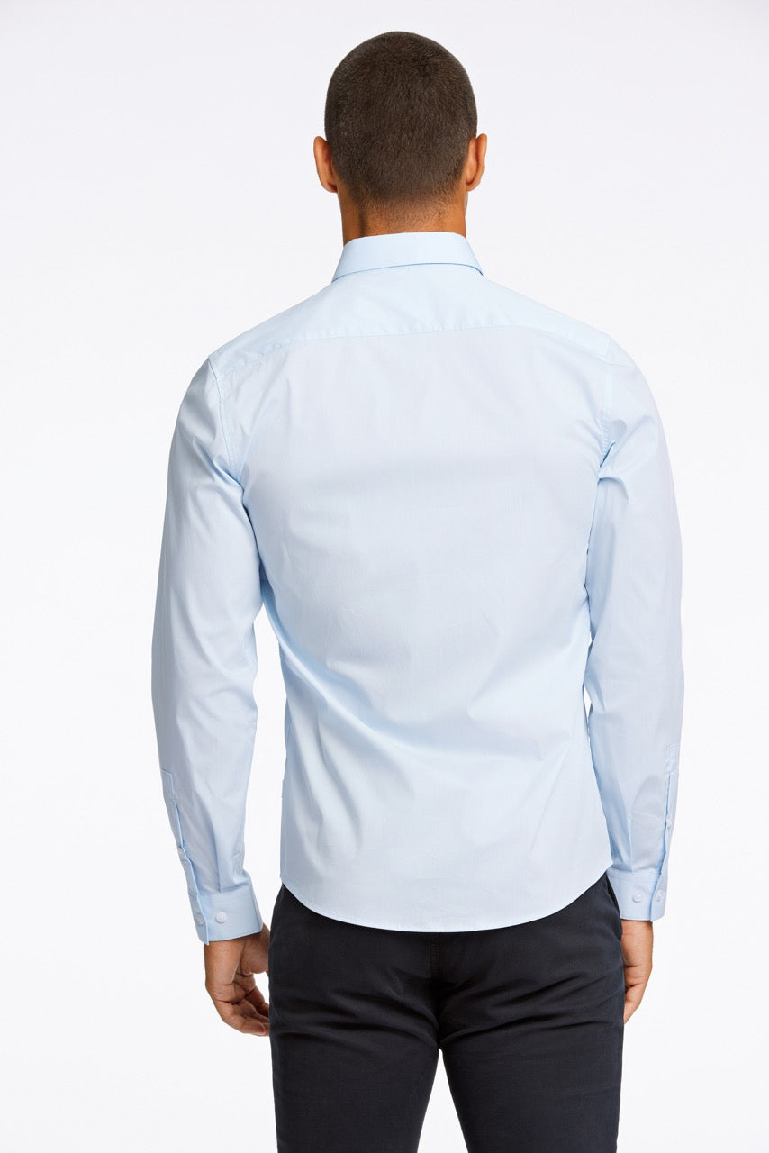 LANGE SKJORTER - Superflex poplin shirt L/S -  - Hr Ravn