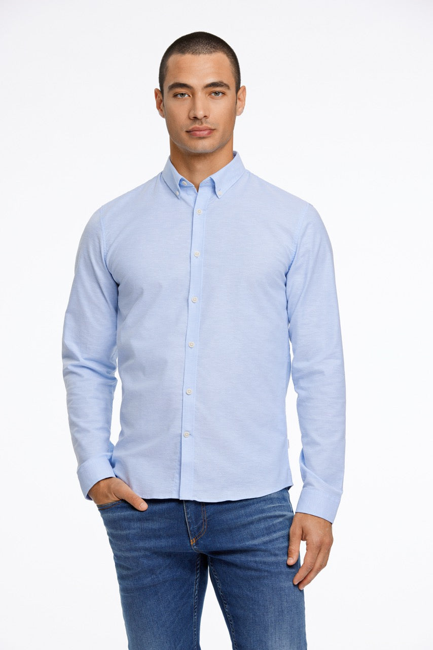LANGE SKJORTER - Oxford superflex shirt L/S -  - Hr Ravn