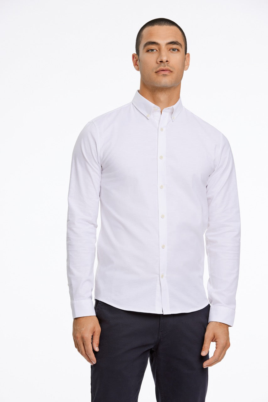LANGE SKJORTER - Oxford superflex shirt L/S -  - Hr Ravn
