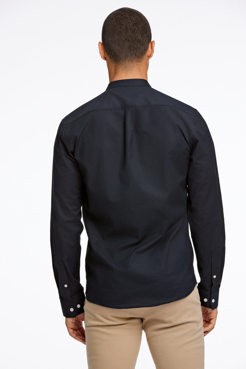 LANGE SKJORTER - Oxford mandarin superflex L/S -  - Hr Ravn