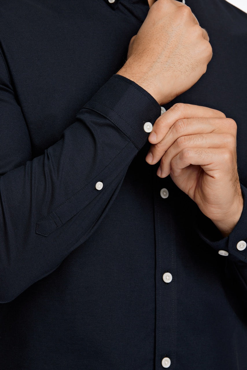 LANGE SKJORTER - Oxford superflex shirt L/S -  - Hr Ravn