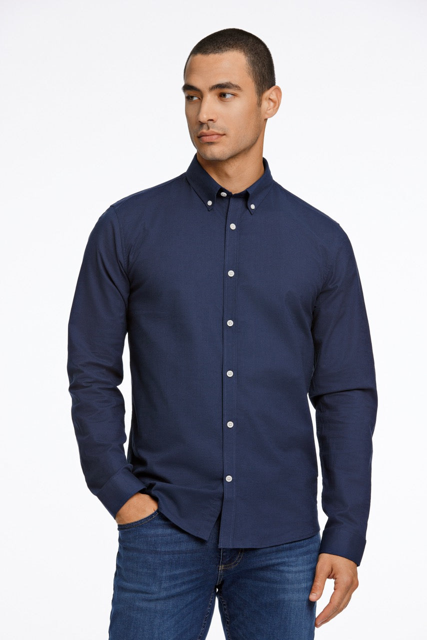 LANGE SKJORTER - Oxford superflex shirt L/S -  - Hr Ravn
