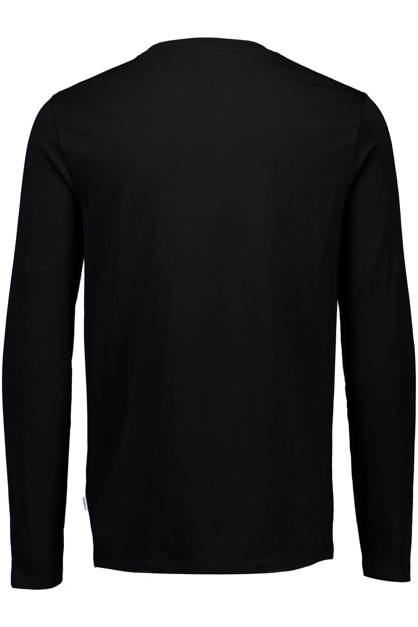 T-SHIRTS - Basic o-neck stretch tee L/S -  - Hr Ravn