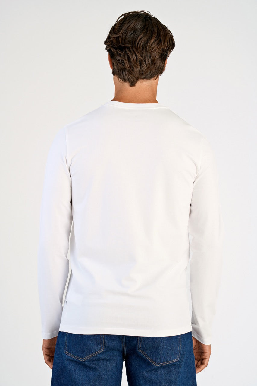 T-SHIRTS - Basic o-neck stretch tee L/S -  - Hr Ravn