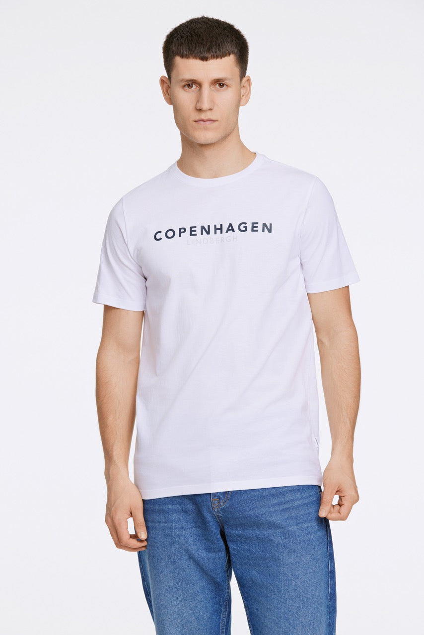 T-SHIRTS - Copenhagen print tee S/S -  - Hr Ravn