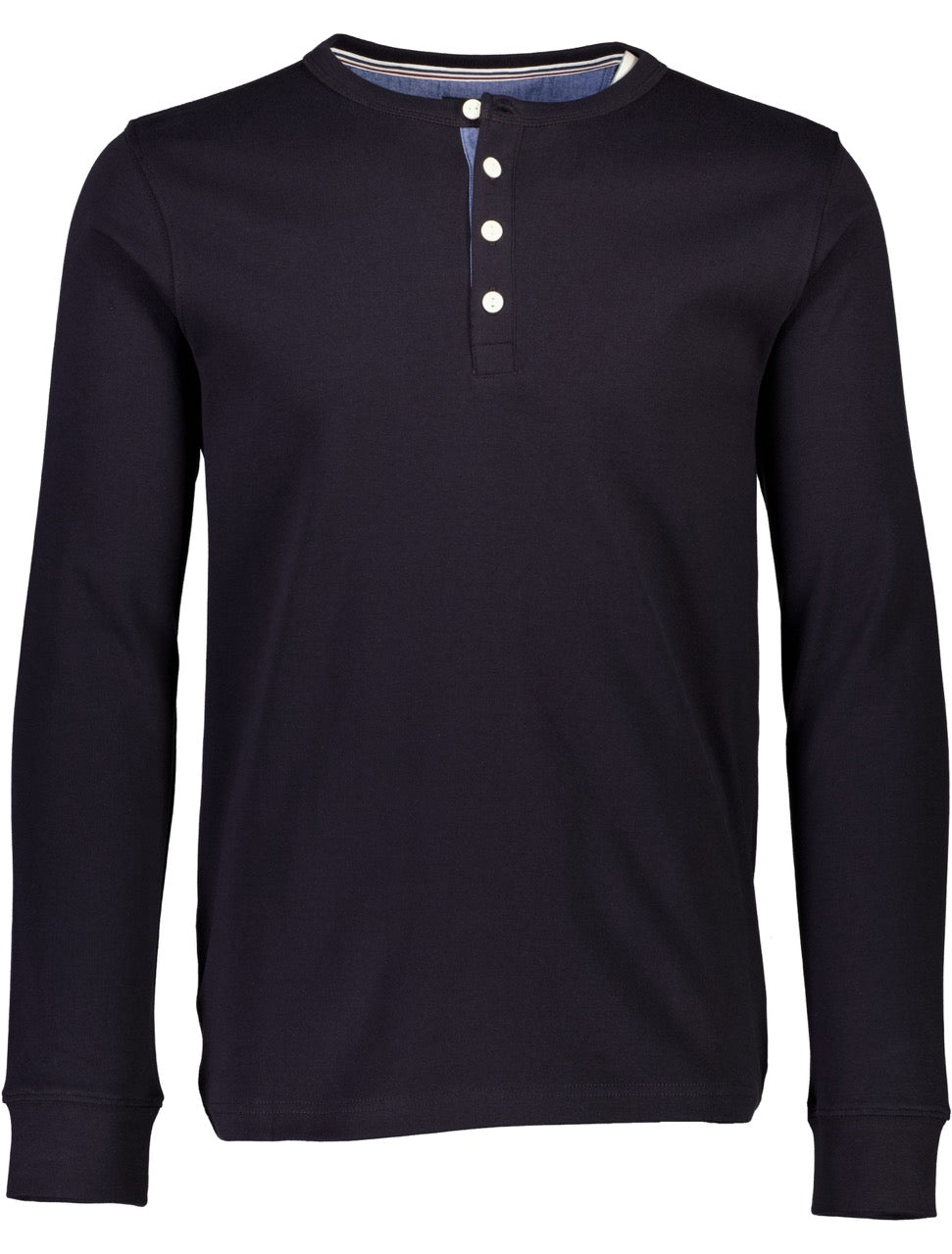 T-SHIRTS - Solid granddad L/S -  - Hr Ravn