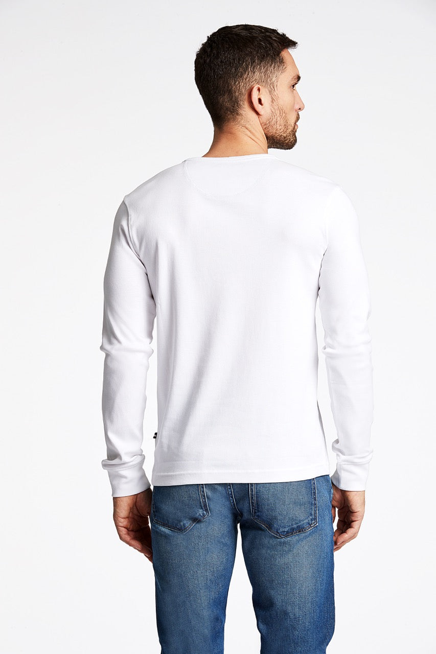 T-SHIRTS - Solid granddad L/S -  - Hr Ravn
