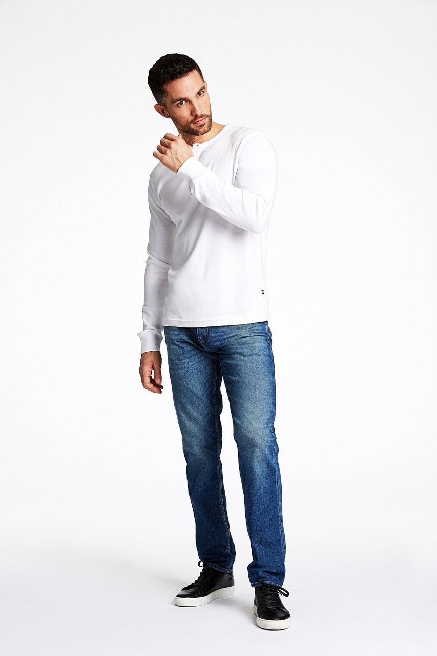 T-SHIRTS - Solid granddad L/S -  - Hr Ravn