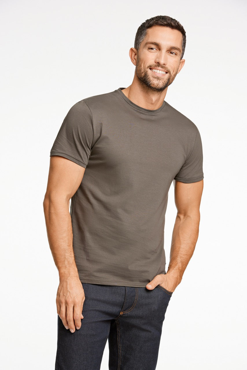 T-SHIRTS - Mercerized cotton tee S/S -  - Hr Ravn