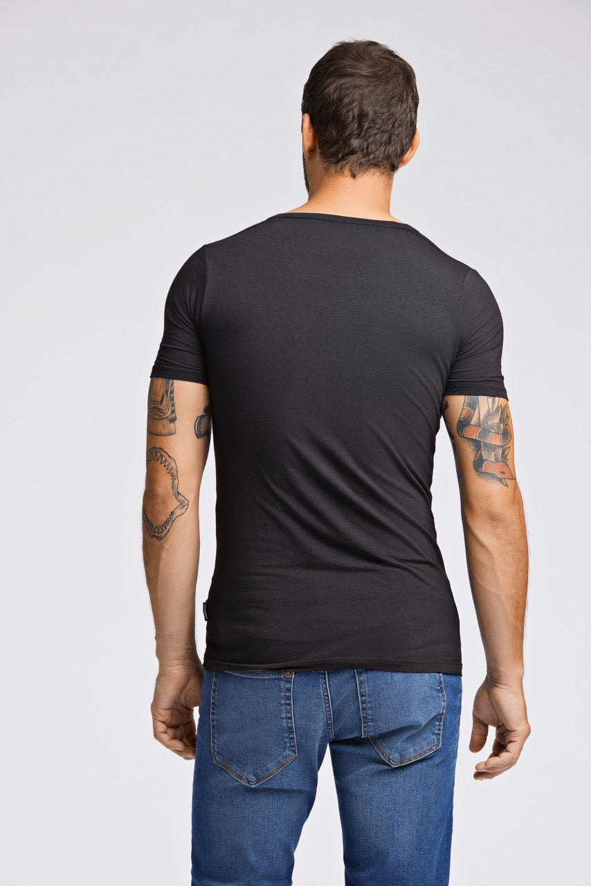 T-SHIRTS - Basic bamboo tee S/S 2 pack -  - Hr Ravn