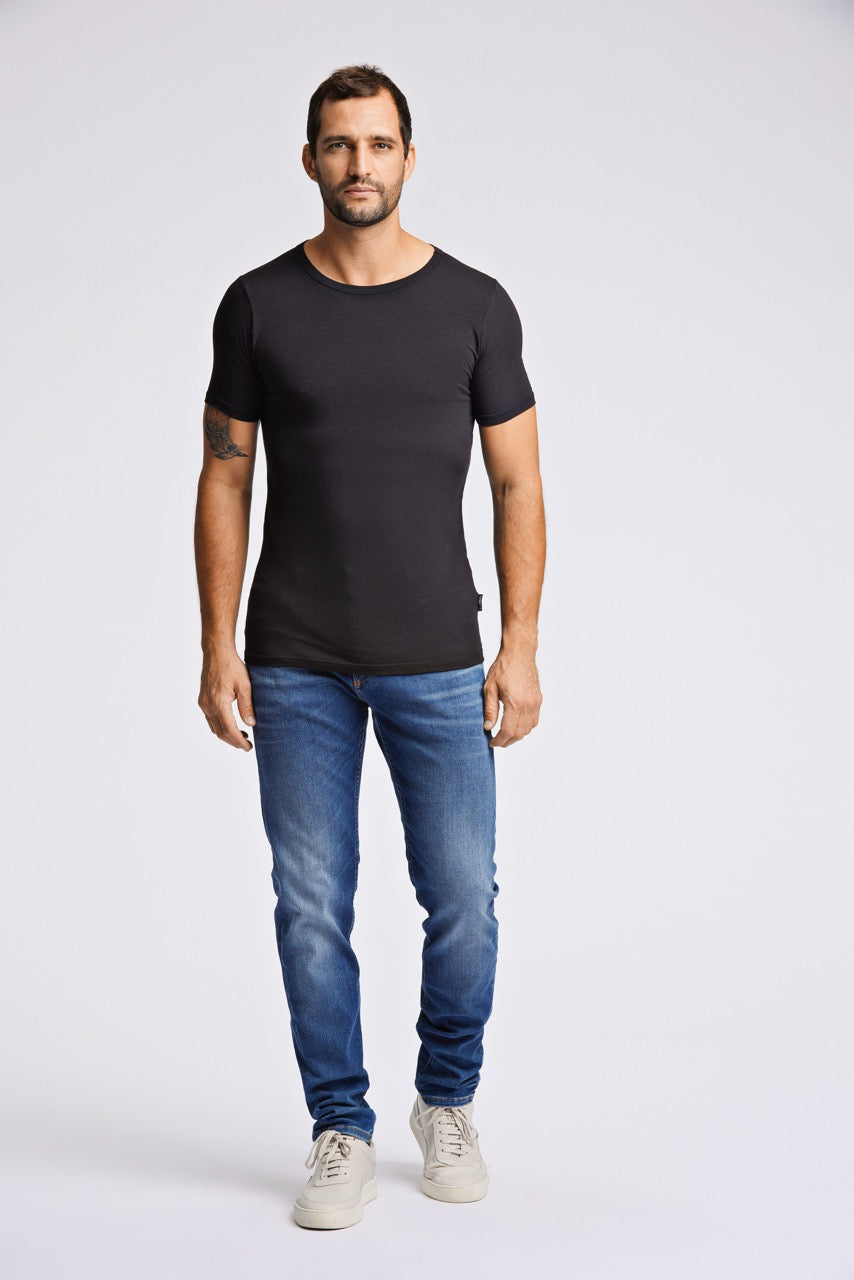 T-SHIRTS - Basic bamboo tee S/S 2 pack -  - Hr Ravn