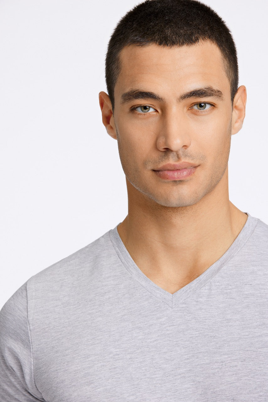 T-SHIRTS - Mens stretch v-neck tee S/S -  - Hr Ravn