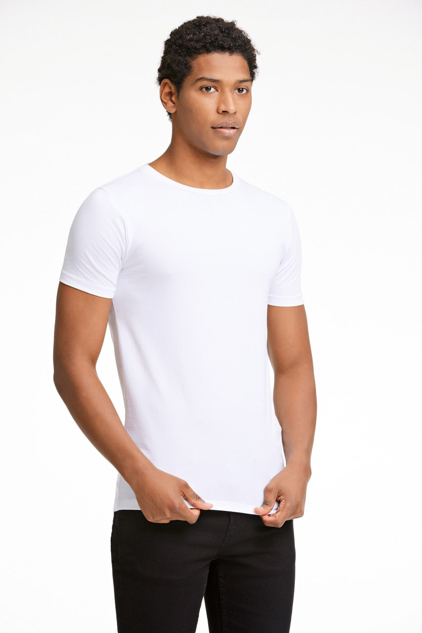 T-SHIRTS - Mens stretch crew neck tee S/S -  - Hr Ravn
