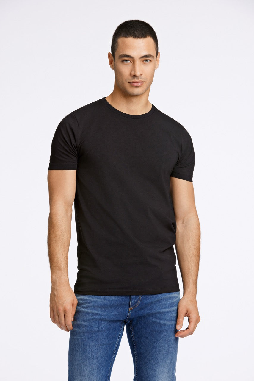 Mens stretch crew neck tee S/S