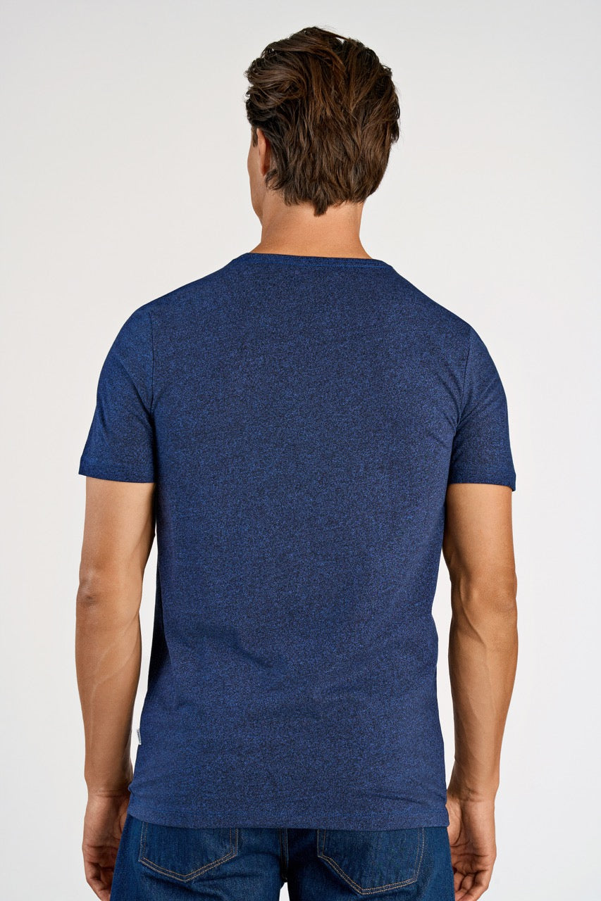 T-SHIRTS - Mouliné o-neck tee S/S -  - Hr Ravn