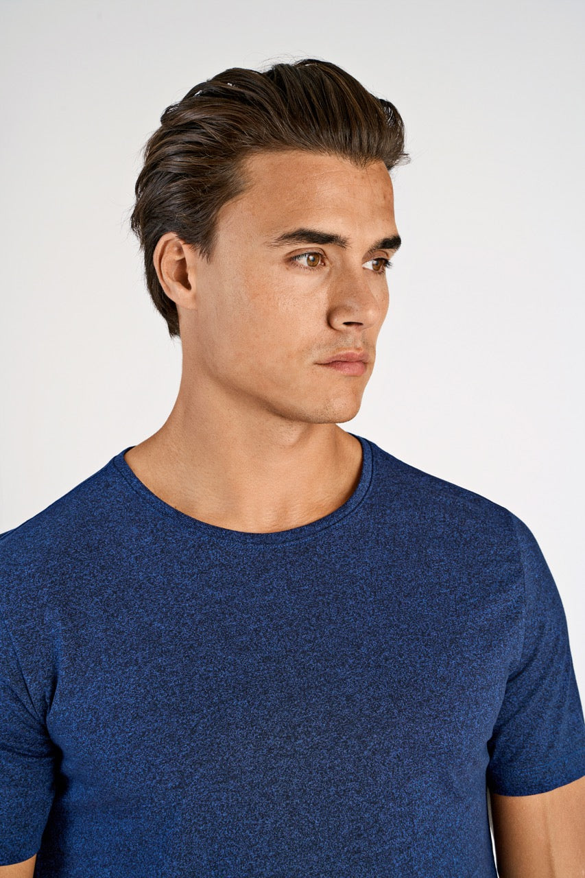 T-SHIRTS - Mouliné o-neck tee S/S -  - Hr Ravn