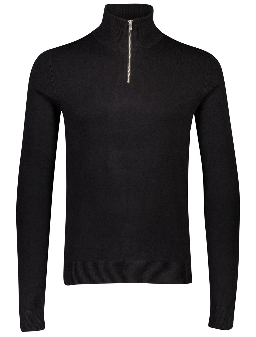 STRIK - Ecovero half zip L/S knit -  - Hr Ravn