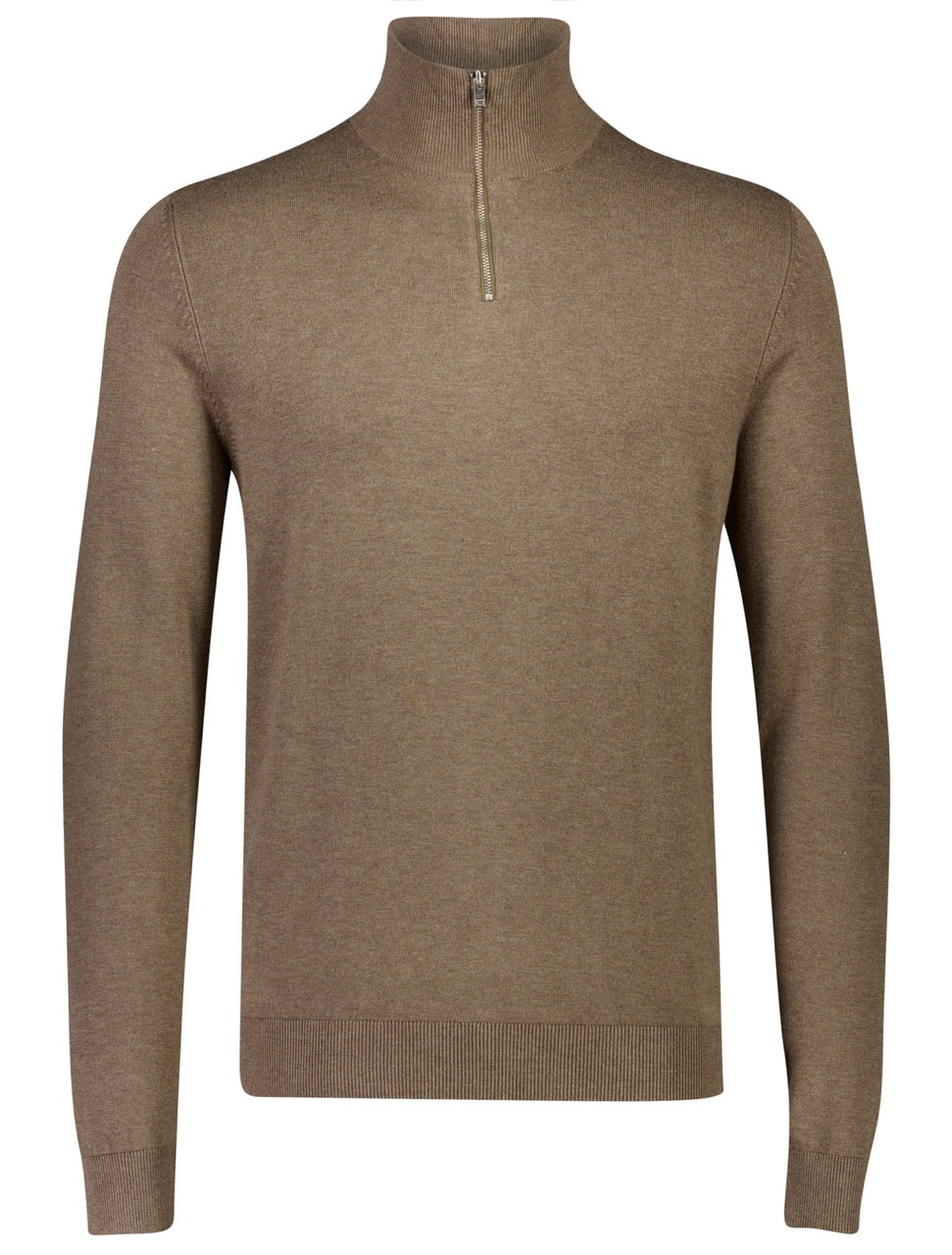 STRIK - Ecovero half zip L/S knit -  - Hr Ravn