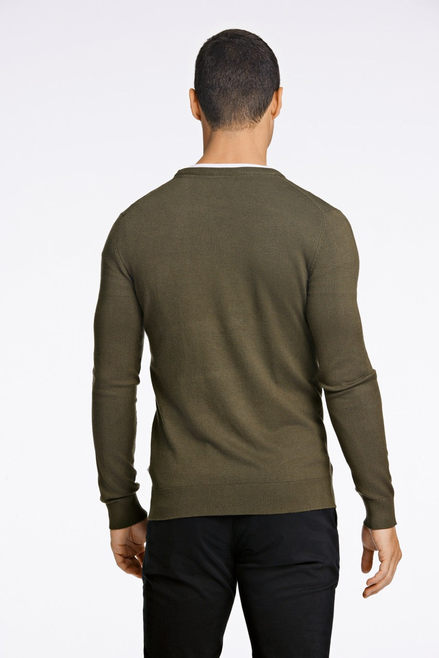 STRIK - Ecovero L/S o-neck knit -  - Hr Ravn