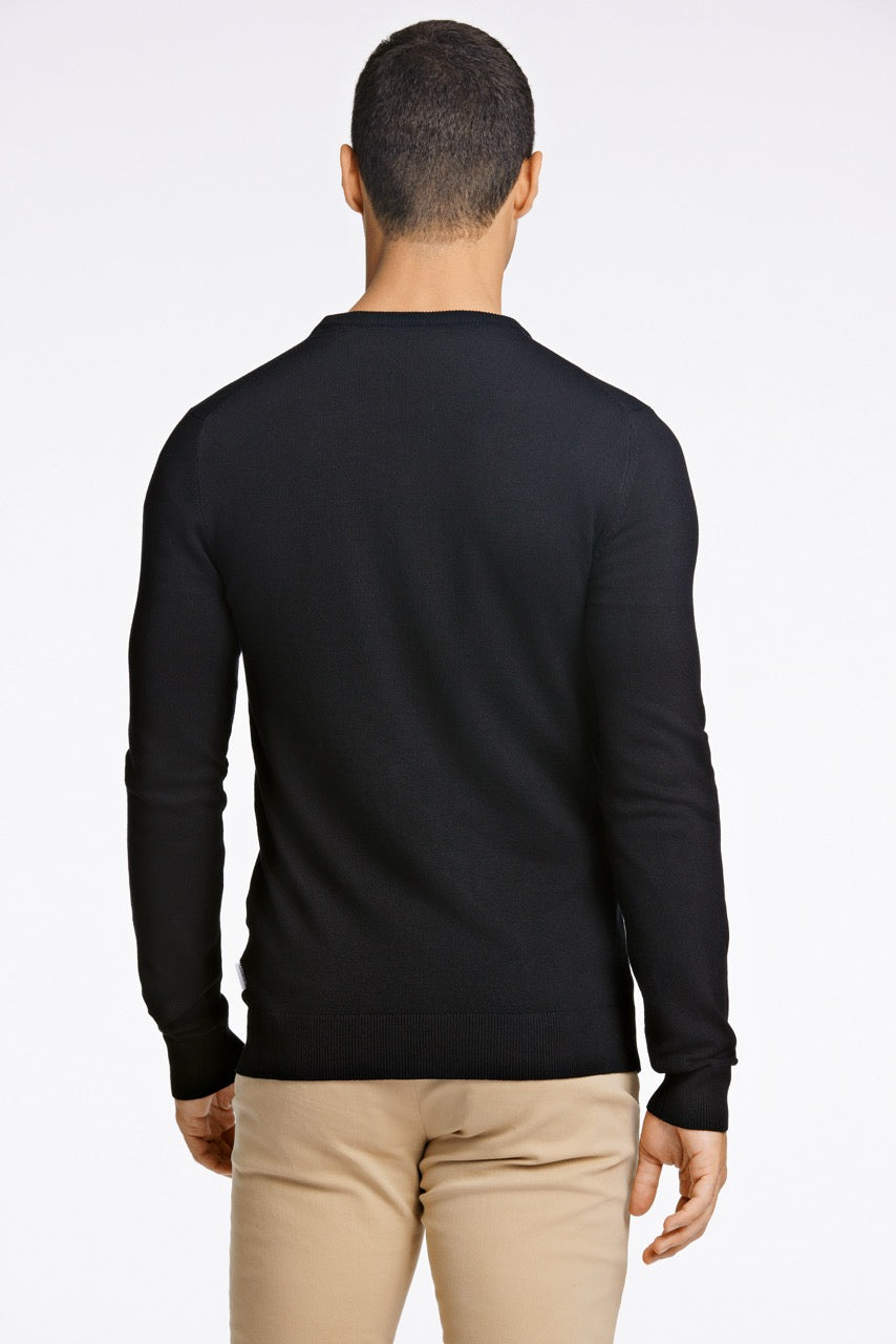 STRIK - Ecovero L/S o-neck knit -  - Hr Ravn
