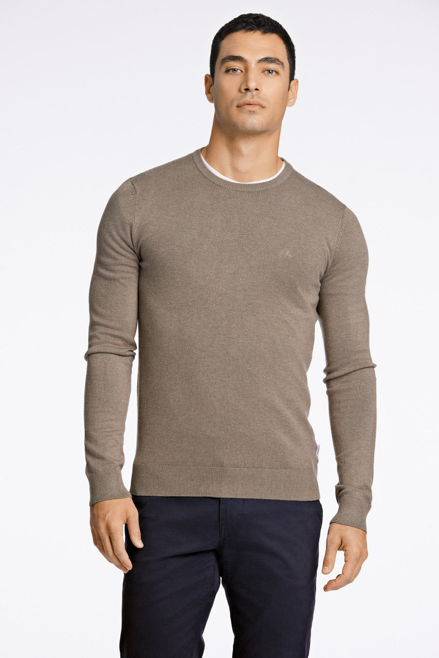 STRIK - Ecovero L/S o-neck knit -  - Hr Ravn