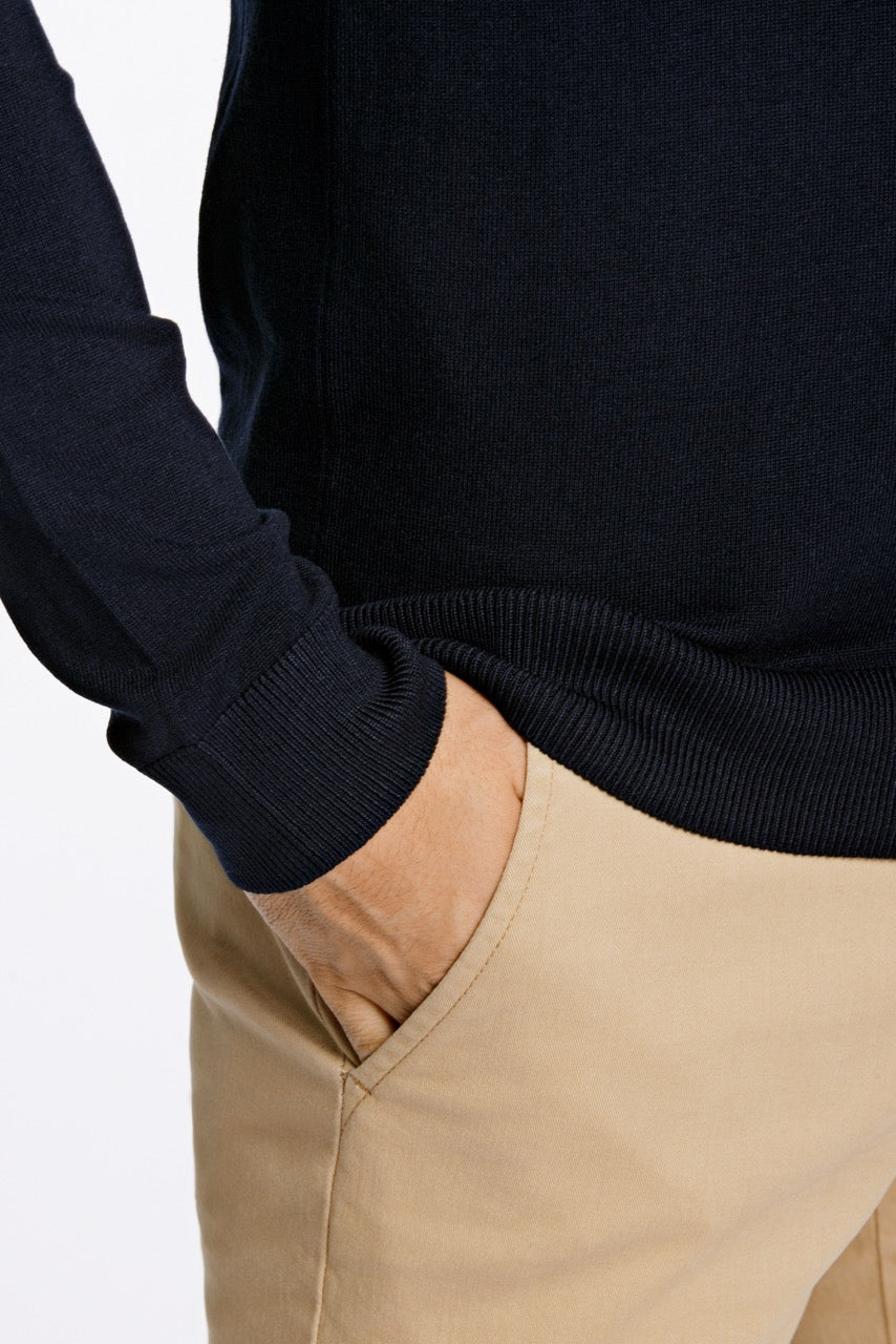 STRIK - Ecovero L/S o-neck knit -  - Hr Ravn