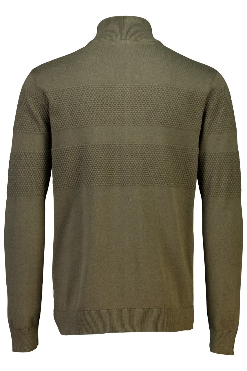 STRIK - Zip through purl cardigan -  - Hr Ravn