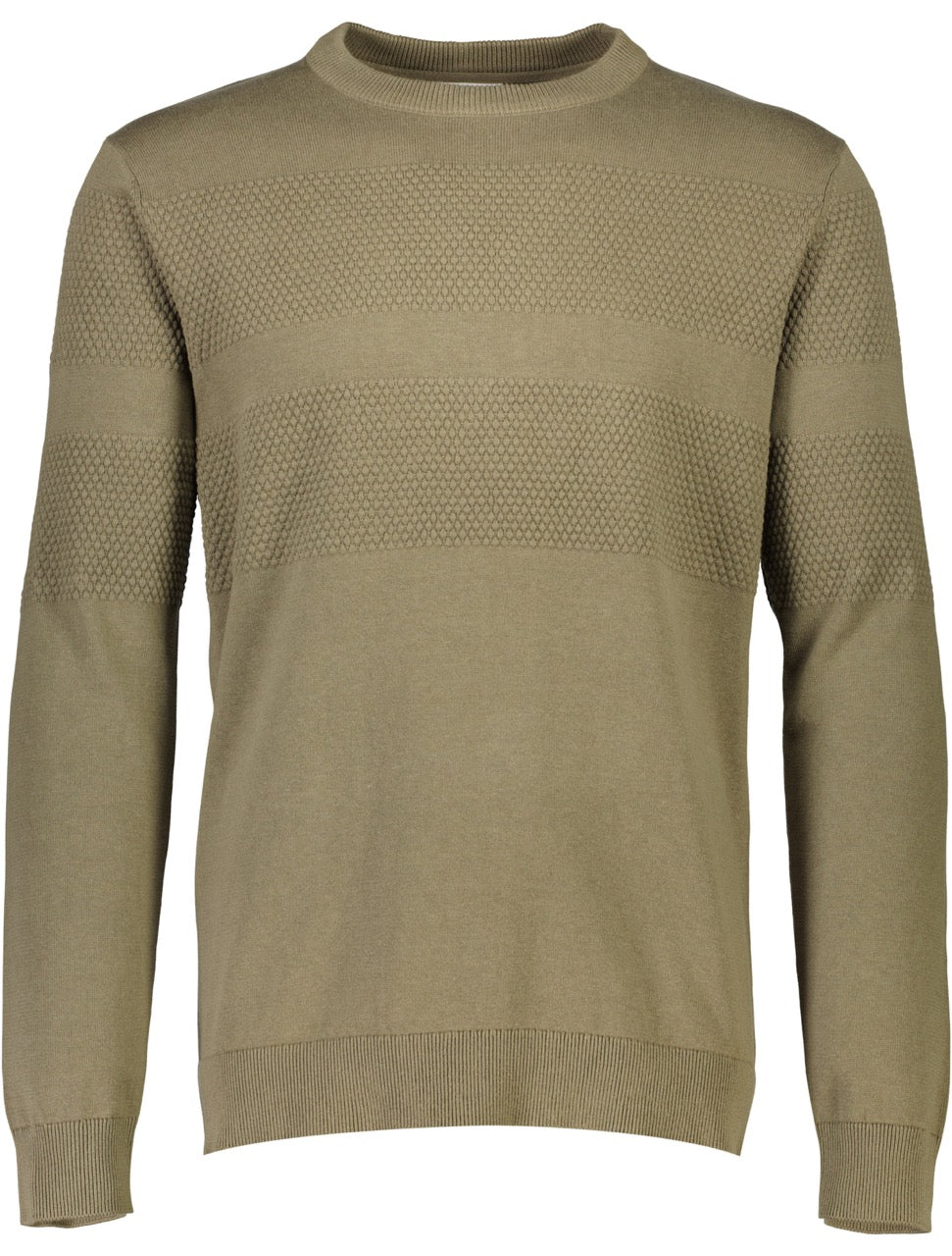 STRIK - Purl knit o-neck jumper -  - Hr Ravn