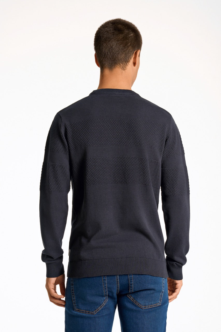 STRIK - Purl knit o-neck jumper -  - Hr Ravn